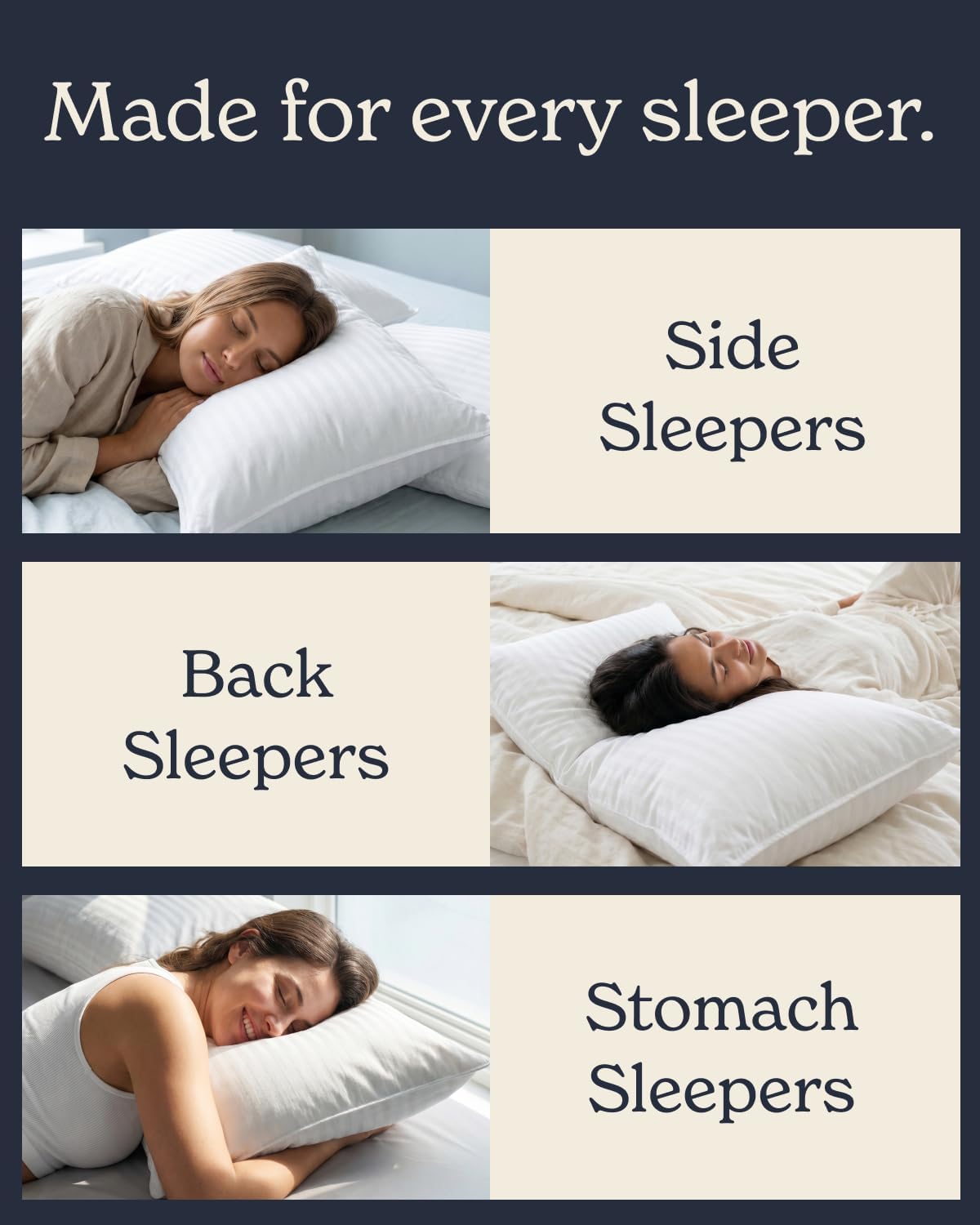 DREAMOVA™ Hotel Comfort Pillows