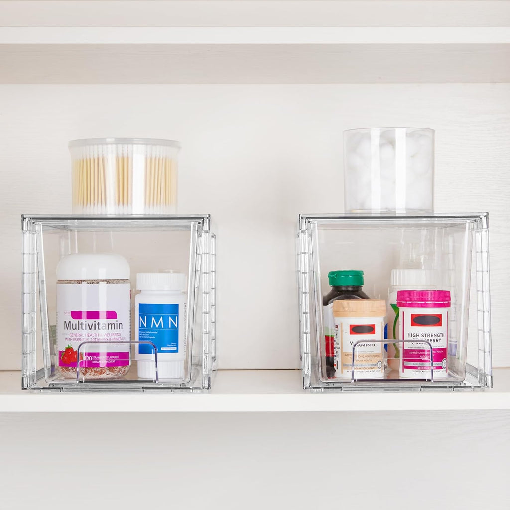 CLEARVA™ Stackable Storage Drawers