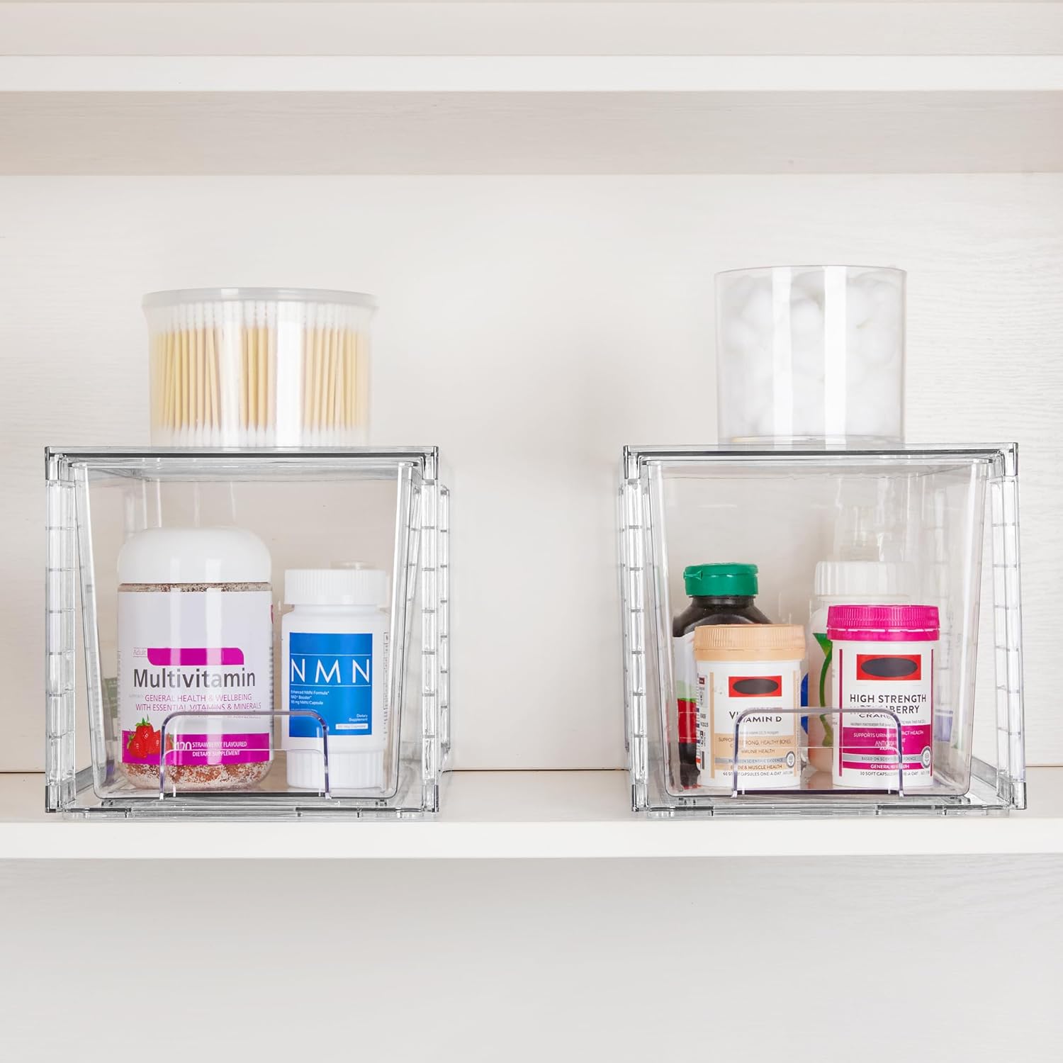 CLEARVA™ Stackable Storage Drawers