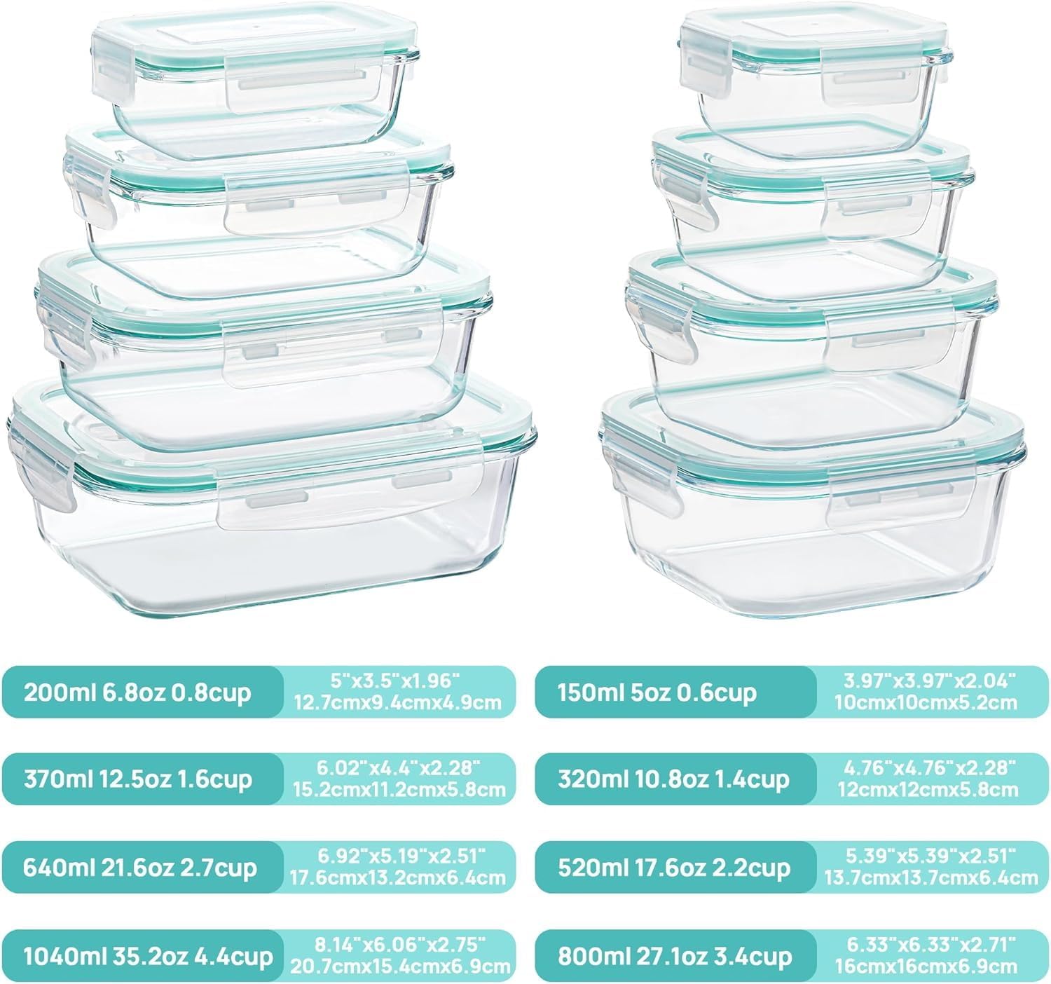 RESHORA™ Glass Food Storage Set