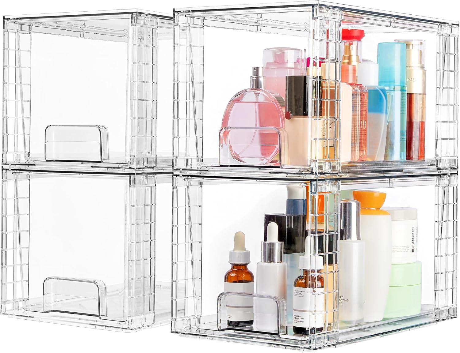 CLEARVA™ Stackable Storage Drawers