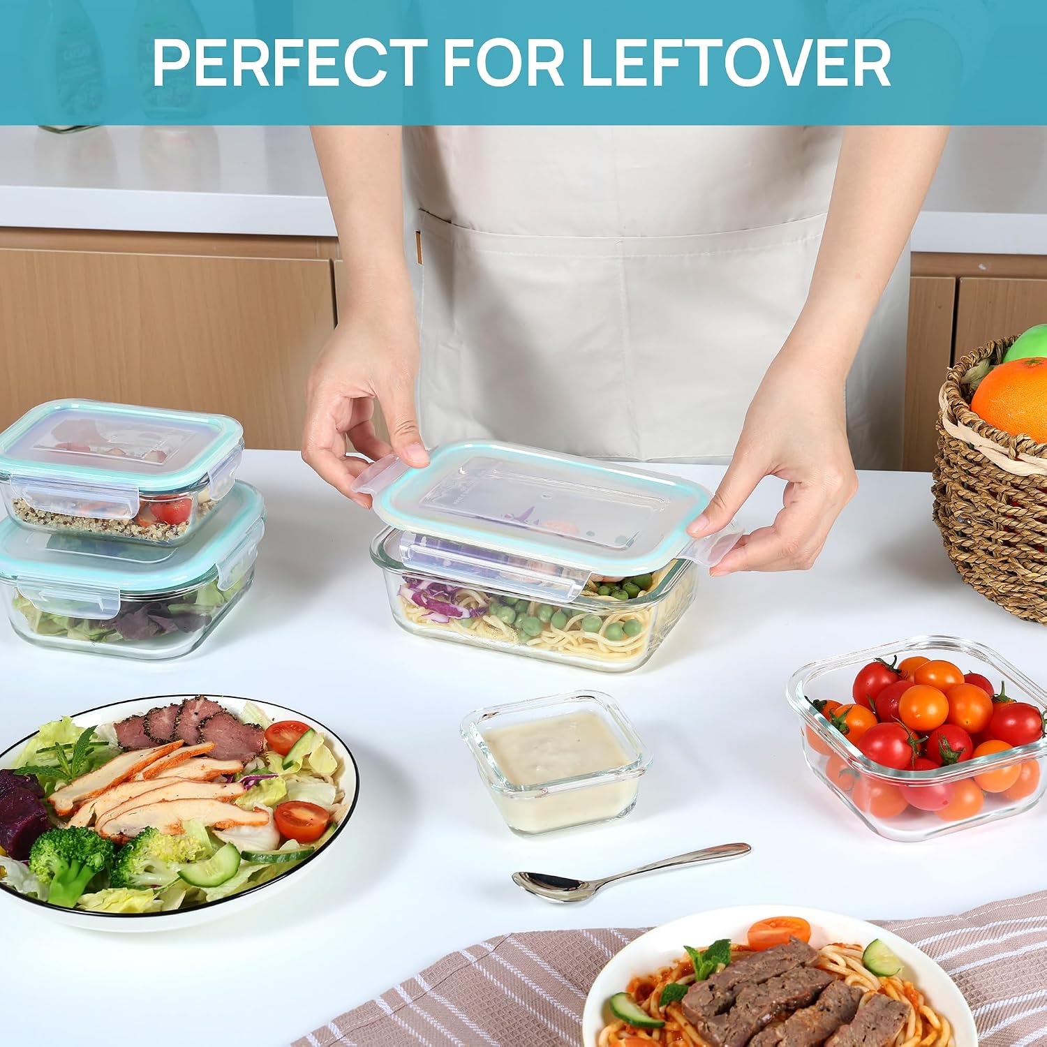 RESHORA™ Glass Food Storage Set