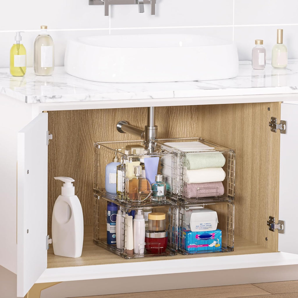 CLEARVA™ Stackable Storage Drawers