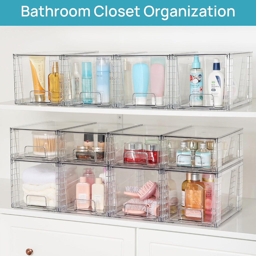 CLEARVA™ Stackable Storage Drawers