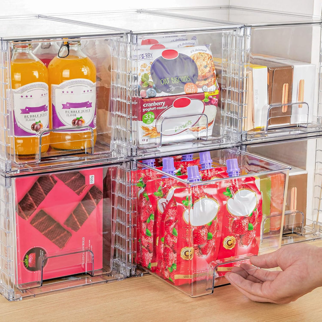 CLEARVA™ Stackable Storage Drawers